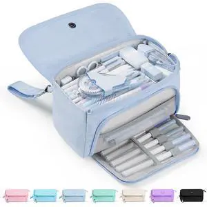 Super Large Pencil Case, Big Capacity Pencil Bag with 3 Compartments Super Large Pencil Case, Big Capacity Pencil Bag with 3 Compartments
