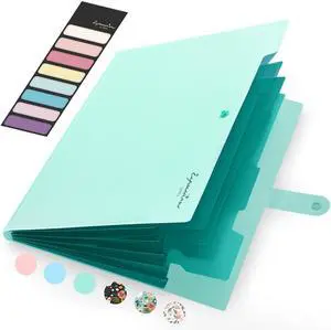 Green School Supplies File Folder, Letter Size Accordion File Organizer, Expanding File Folder for Document, Portable Paper Organizer for Office Green School Supplies File Folder, Letter Size Accordion File Organizer, Expanding File Folder for Document, Portable Paper Organizer for Office