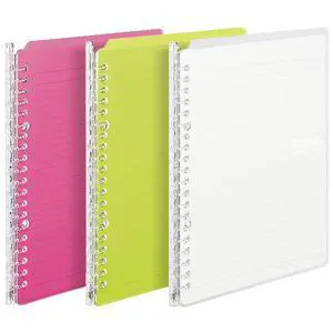 Campus Smart Ring Binders 3 Pack, B5 Vivid Colors Binder Notebooks, Up to 25 Sheets 26 Holes Slim Binder Folder with 10 Campus Sarasara Loose-leaf Paper Each for Study and Journal, Japan Import Campus Smart Ring Binders 3 Pack, B5 Vivid Colors Binder Notebooks, Up to 25 Sheets 26 Holes Slim Binder Folder with 10 Campus Sarasara Loose-leaf Paper Each for Study and Journal, Japan Import