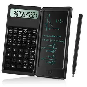 Scientific Calculators for Students, 10-Digit Large Screen, Math Calculator with Notepad, Classroom Must Haves for Middle High School Supplies & College (Black) Scientific Calculators for Students, 10-Digit Large Screen, Math Calculator with Notepad, Classroom Must Haves for Middle High School Supplies & College (Black)