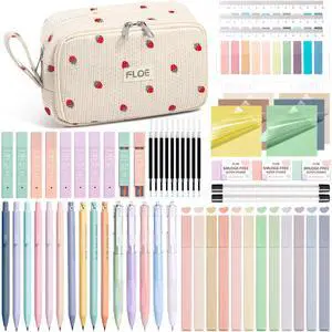 62PCS Aesthetic School Supplies Cute Back to School Supplies Stationary Set 62PCS Aesthetic School Supplies Cute Back to School Supplies Stationary Set