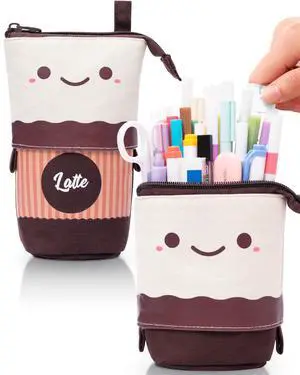 Standing Pencil Case, Cute Stand up Pencil Pouch, Telescopic Pen Bag Standing Pencil Case, Cute Stand up Pencil Pouch, Telescopic Pen Bag