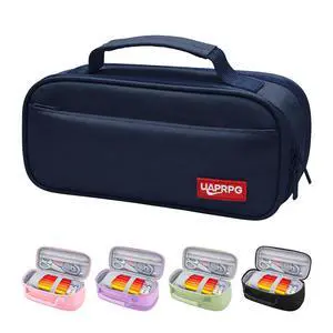 Large Capacity Pencil Case, Waterproof Oxford Cloth Double Zipper Stationery Organizer Bag with Carry Handle, Simple Storage Bag for School, Office, Teens, Girls, Boys, Men, Women Large Capacity Pencil Case, Waterproof Oxford Cloth Double Zipper Stationery Organizer Bag with Carry Handle, Simple Storage Bag for School, Office, Teens, Girls, Boys, Men, Women