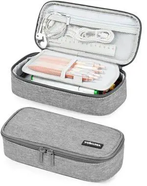 Pencil Case for Boys Big Capacity Pencil Pouch Bag Box School,Grey Pencil Case for Boys Big Capacity Pencil Pouch Bag Box School,Grey