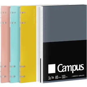2x2 Spiral Binder Notebooks, 3 Pack A5 Refillable Notebook with Loose leaf Paper + 120 Refill Papers with 5x5 Graph Ruled, 40 Sheets Capacity, Light Color Notebook for School, Work, Note Taking 2x2 Spiral Binder Notebooks, 3 Pack A5 Refillable Notebook with Loose leaf Paper + 120 Refill Papers with 5x5 Graph Ruled, 40 Sheets Capacity, Light Color Notebook for School, Work, Note Taking
