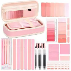 Aesthetic School Supplies Pencil Pouch - 47Pcs Pencil Case Stationary Set Aesthetic School Supplies Pencil Pouch - 47Pcs Pencil Case Stationary Set