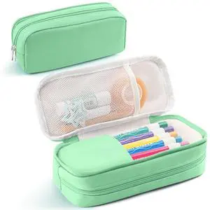 Pencil Case Large Capacity Pencil Pouch Holder Box Marker Storage Bag Desk Organizer Stationery Organizer for School Supplies Office Travel Organizers Office College Pencil Case Large Capacity Pencil Pouch Holder Box Marker Storage Bag Desk Organizer Stationery Organizer for School Supplies Office Travel Organizers Office College