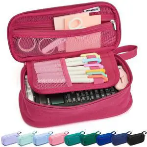 Large Pencil Case Pouch, Zipper Pencil Box for Kids, Girls & Boys Large Pencil Case Pouch, Zipper Pencil Box for Kids, Girls & Boys