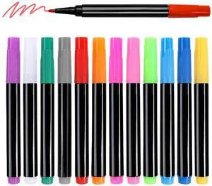 12-Color Neon Paint Markers for LED Note Board with Colors, Fluorescent Ink Design, Erasable Markers for LED Writing Boards, Best Gift for Kids 12-Color Neon Paint Markers for LED Note Board with Colors, Fluorescent Ink Design, Erasable Markers for LED Writing Boards, Best Gift for Kids