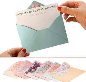 32 Cute Lovely Kawaii Special Design Writing Stationery Paper+16 Envelope 3.45 x5.4 Inch -(Flower) 32 Cute Lovely Kawaii Special Design Writing Stationery Paper+16 Envelope 3.45 x5.4 Inch -(Flower)