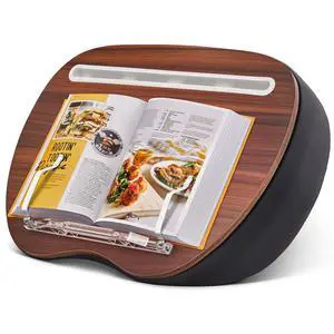 Lap Beanbag Book Stand, Hands Free Reading Support, Muted Gray Lap Beanbag Book Stand, Hands Free Reading Support, Muted Gray