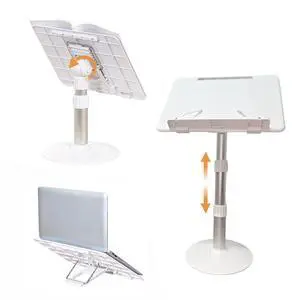 Book Stand for Reading Hands Free Height Adjustable,Laptop Stand for Desk,Ergonomic Cookbook Stand Recipe Book Holder with Elastic Page Clips for Magazines, Tablets Book Stand for Reading Hands Free Height Adjustable,Laptop Stand for Desk,Ergonomic Cookbook Stand Recipe Book Holder with Elastic Page Clips for Magazines, Tablets