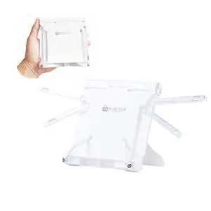 Mini Book Stand Portable, for Travel/Kitchen/Desk, White Mini Book Stand Portable, for Travel/Kitchen/Desk, White