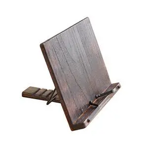 Wooden Book Stand Holder Adjustable,Portable Desktop Organizer for Cookbooks/Tablets,Hands Free Reading Rest with Ergonomic Design, Fits Books & iPads Wooden Book Stand Holder Adjustable,Portable Desktop Organizer for Cookbooks/Tablets,Hands Free Reading Rest with Ergonomic Design, Fits Books & iPads