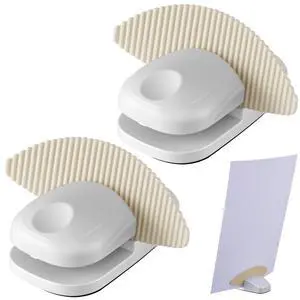 2 Pcs Paper Holder Stand for Typing Non-Slip Mat Desktop Folder Document Holder with Anti-Slip Pads Portable Copy Stand Desktop Clamp for A4 Paper Office Reading (White) 2 Pcs Paper Holder Stand for Typing Non-Slip Mat Desktop Folder Document Holder with Anti-Slip Pads Portable Copy Stand Desktop Clamp for A4 Paper Office Reading (White)