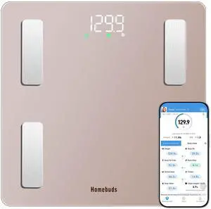 FSA&HSA Smart Weight Scale, Precision 0.1lb by Our Professional Scale Factory Since 2001, Bluetooth Scale for Body Weight App Sync 13 Body Composition BMI and Body Fat, 400lb, Rose Gold FSA&HSA Smart Weight Scale, Precision 0.1lb by Our Professional Scale Factory Since 2001, Bluetooth Scale for Body Weight App Sync 13 Body Composition BMI and Body Fat, 400lb, Rose Gold