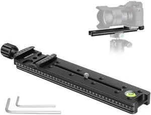 200mm Professional Rail Nodal Slide Metal Quick Release Camera Clamp 200mm Professional Rail Nodal Slide Metal Quick Release Camera Clamp