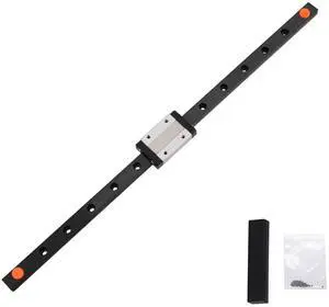 MGN12H 200mm Linear Rail 7.87'' with MGN12H Steel Carriage Block for DIY 3D Printer and Machines MGN12H 200mm Linear Rail 7.87'' with MGN12H Steel Carriage Block for DIY 3D Printer and Machines