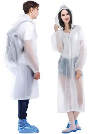 Raincoat, 2 Pack Rain Ponchos for Adults Travel Rain Jacket Packable Rain Coats for Women with Drawstring Hood Raincoat, 2 Pack Rain Ponchos for Adults Travel Rain Jacket Packable Rain Coats for Women with Drawstring Hood