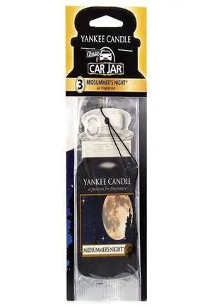 Paper Car Jar Hanging Air Freshener MidSummer's Night Scent - 3 Pack Paper Car Jar Hanging Air Freshener MidSummer's Night Scent - 3 Pack