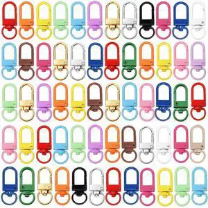Keychain Clasp Keychain Clip Accessories Bulk 60pcs Colorful Lobster Claw Clasps for Keychains Clips Bag Charm Clip Swivel Clasp Hooks for Purses Craft DIY Key Chain Making Supplies (Multicolor) Keychain Clasp Keychain Clip Accessories Bulk 60pcs Colorful Lobster Claw Clasps for Keychains Clips Bag Charm Clip Swivel Clasp Hooks for Purses Craft DIY Key Chain Making Supplies (Multicolor)