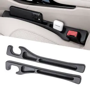 Car Seat Gap Filler Organizer 2 PCS Black Universal Seat Gap Plug Blocker Anti-Drop Console Catcher Phone Keys Storage for Car Truck SUV Auto Accessories Style2 Car Seat Gap Filler Organizer 2 PCS Black Universal Seat Gap Plug Blocker Anti-Drop Console Catcher Phone Keys Storage for Car Truck SUV Auto Accessories Style2