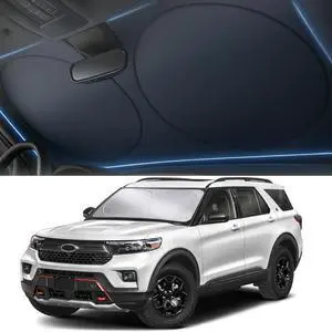 Windshield Sun Shade, Foldable Car Window Shades, 280T Visor Shade Windshield Sun Shade, Foldable Car Window Shades, 280T Visor Shade