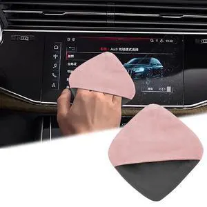 Car Screen Cleaner, 4.1''×4.1'' Pink Microfiber Dashboard Wipes Car Screen Cleaner, 4.1''×4.1'' Pink Microfiber Dashboard Wipes
