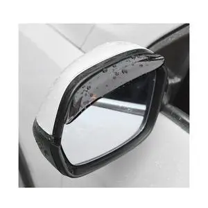 2 PCS Mirror Rain Visor Eyebrow, Waterproof PVC Auto Exterior Rear View Mirror Rain Visor Guard, Rainproof Side Mirror Rain Visor Eyebrow Cover for SUV Truck, Car Accessories (Black) 2 PCS Mirror Rain Visor Eyebrow, Waterproof PVC Auto Exterior Rear View Mirror Rain Visor Guard, Rainproof Side Mirror Rain Visor Eyebrow Cover for SUV Truck, Car Accessories (Black)