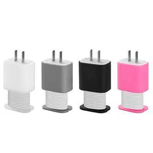 4 Packs USB Data of Silicone Charger Protector, Compatible with 18W and 20W Silicone Power Adapter, Power Adapter Case-1.66 x 1.12 inches, Cord Wrap Snapback Winder (not Including Charger) 4 Packs USB Data of Silicone Charger Protector, Compatible with 18W and 20W Silicone Power Adapter, Power Adapter Case-1.66 x 1.12 inches, Cord Wrap Snapback Winder (not Including Charger)