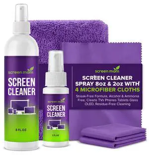 Screen Cleaner Spray 8oz & 2oz for TV, Car, Laptop and Computer Screen Cleaner Spray 8oz & 2oz for TV, Car, Laptop and Computer