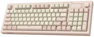 Pastel Wireless Keyboard, Computer Gaming Keyboard -Pink Pastel Wireless Keyboard, Computer Gaming Keyboard -Pink
