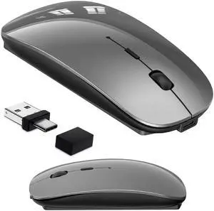 Wireless Mouse for MacBook & iPad, Anti-Sleep Activity Mode,Gray Wireless Mouse for MacBook & iPad, Anti-Sleep Activity Mode,Gray