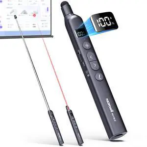 N21 Bluetooth Presentation Clicker for PowerPoint with Retractable Pointer N21 Bluetooth Presentation Clicker for PowerPoint with Retractable Pointer