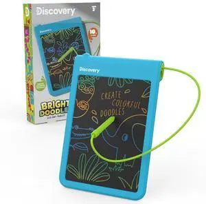Bright Doodles LCD Art Tablet - Mess-Free Colorful Drawing Pad & Tethered Stylus| Widescreen Display| LCD Writing Tablet for Kids| Arts & Crafts Toy| Toddler Learning Toy| Doodle Board Gift Bright Doodles LCD Art Tablet - Mess-Free Colorful Drawing Pad & Tethered Stylus| Widescreen Display| LCD Writing Tablet for Kids| Arts & Crafts Toy| Toddler Learning Toy| Doodle Board Gift