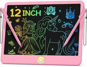 LCD Writing Tablet 12 Inch, Toys for Boys Girls Drawing Pad for 3 4 5 6 7 Year Old Kids Toys, Toddler Erasable Doodle Board Travel Essentials, Christmas Birthday Gift for Kids - Pink LCD Writing Tablet 12 Inch, Toys for Boys Girls Drawing Pad for 3 4 5 6 7 Year Old Kids Toys, Toddler Erasable Doodle Board Travel Essentials, Christmas Birthday Gift for Kids - Pink