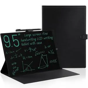 LCD Writing Tablet for Adults: 9.5 Inch Drawing Board with PU Leather Case LCD Writing Tablet for Adults: 9.5 Inch Drawing Board with PU Leather Case