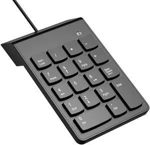 USB Numeric Keypad Numpad Portable Slim Mini 10 Key Number Pad Keyboard for Laptop Desktop Computer PC, Compatible with ChromeBook Surface Notebook, Tax Accountant Calculate Office Travel & Home USB Numeric Keypad Numpad Portable Slim Mini 10 Key Number Pad Keyboard for Laptop Desktop Computer PC, Compatible with ChromeBook Surface Notebook, Tax Accountant Calculate Office Travel & Home