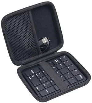 Hard Protective Travel Case Compatible with Bluetooth Number Pad Wireless Numeric Keypad Numpad 26 Keys (CASE ONLY) Hard Protective Travel Case Compatible with Bluetooth Number Pad Wireless Numeric Keypad Numpad 26 Keys (CASE ONLY)