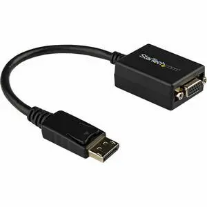 Active DisplayPort to VGA Adapter, 1080p 60Hz, Certified (DP2VGA2) Active DisplayPort to VGA Adapter, 1080p 60Hz, Certified (DP2VGA2)
