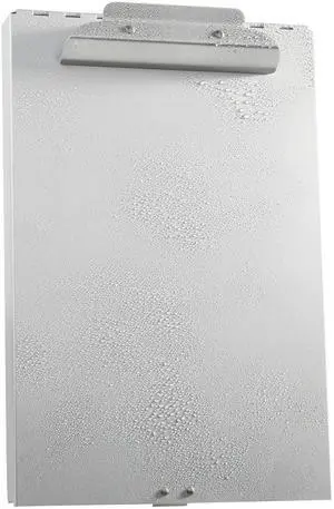 Metal Clipboard with 2 Storage Compartments, Letter Size, 250 Sheet Capacity, Office Supplies with Self-Closing Latch, 14.1 x 9.2 x 2.6 inches, Silver Metal Clipboard with 2 Storage Compartments, Letter Size, 250 Sheet Capacity, Office Supplies with Self-Closing Latch, 14.1 x 9.2 x 2.6 inches, Silver
