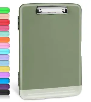 Clipboard with Storage, Clip Board 8.5 x 11 with Pen Holder, Plastic Organization Case Box for Letter Legal A4 Size Paper, Low Profile Clip, Nurses Teachers Must Haves, School & Office Supplies Clipboard with Storage, Clip Board 8.5 x 11 with Pen Holder, Plastic Organization Case Box for Letter Legal A4 Size Paper, Low Profile Clip, Nurses Teachers Must Haves, School & Office Supplies