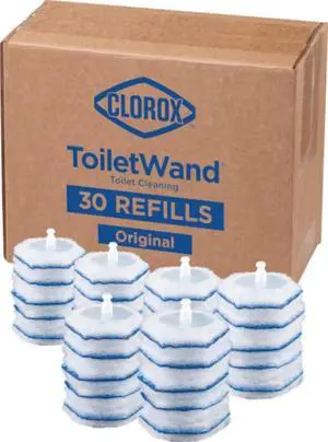 ToiletWand Disposable Toilet Cleaner Refills, 30 Count, Kills 99.9% of Germs and Viruses, Touch-Free Toilet Cleaning, Original Scent ToiletWand Disposable Toilet Cleaner Refills, 30 Count, Kills 99.9% of Germs and Viruses, Touch-Free Toilet Cleaning, Original Scent