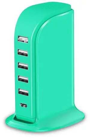 USB Tower Charging Station , Multiport Chargers for Multiple Devices 40W, Small Charging Hub for Desk, Office, Travel, USB Power Block Adapter for iPhone/Ipad USB Tower Charging Station , Multiport Chargers for Multiple Devices 40W, Small Charging Hub for Desk, Office, Travel, USB Power Block Adapter for iPhone/Ipad
