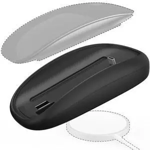 Mouse Charger Compatible with Magic Mouse 2 (USB-C) Grip with Wireless Charging Support, Ergonomic Base (Black) Mouse Charger Compatible with Magic Mouse 2 (USB-C) Grip with Wireless Charging Support, Ergonomic Base (Black)