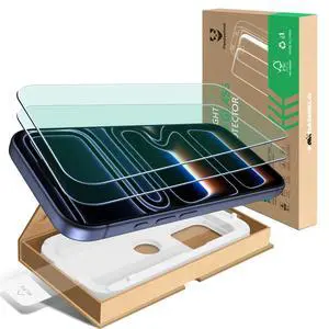 2-Pack Anti-Blue Light Screen Protector for iPhone 17/17 Pro 2-Pack Anti-Blue Light Screen Protector for iPhone 17/17 Pro