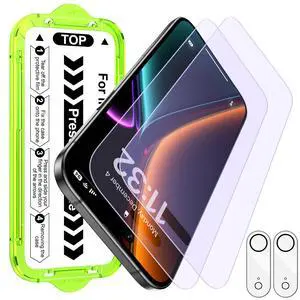 2+2 Pack for iPhone Air Matte Anti-Blue Light Glass Screen Protector - Anti-Glare, Anti-Fingerprint, Anti-Reflection, 9H Hardness, Smooth Touch, Easy Alignment Tray 2+2 Pack for iPhone Air Matte Anti-Blue Light Glass Screen Protector - Anti-Glare, Anti-Fingerprint, Anti-Reflection, 9H Hardness, Smooth Touch, Easy Alignment Tray