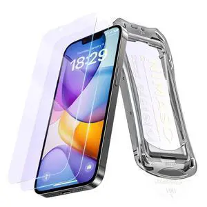 for iPhone 17e/16e/13 Pro/13/14 Screen Protector, 2 Pack Anti Blue Light Tempered Glass Screen Protector for iPhone 17e, Automatic Dust Removal, Instant Installation (6.1 inches) for iPhone 17e/16e/13 Pro/13/14 Screen Protector, 2 Pack Anti Blue Light Tempered Glass Screen Protector for iPhone 17e, Automatic Dust Removal, Instant Installation (6.1 inches)