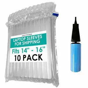 Inflatable Laptop Protective Bags, 10 Pack, Fits 14-16 Inch Inflatable Laptop Protective Bags, 10 Pack, Fits 14-16 Inch