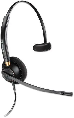 Plantronics HW510 EncorePro Noise Cancelling Over Head Monaural Headset, Black Plantronics HW510 EncorePro Noise Cancelling Over Head Monaural Headset, Black